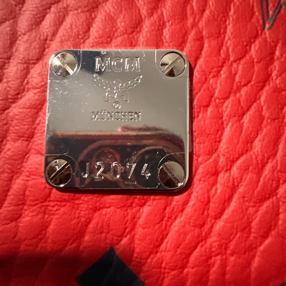 MCM Scarlet Backpack with Iconic Print - Picture 7 of 9